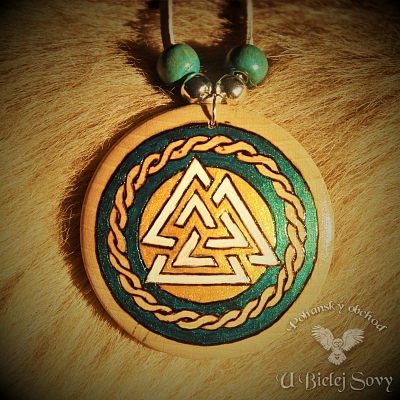 Valknut, metalický amulet