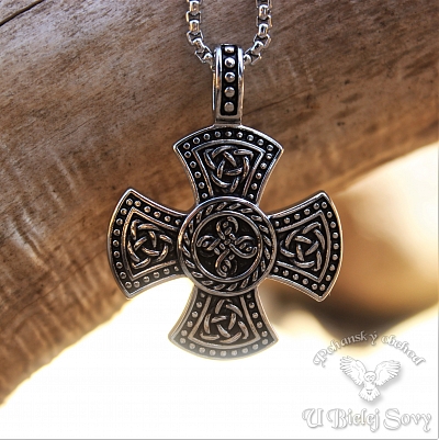 Náhrdelník Keltský kríž, chirurgická oceľ